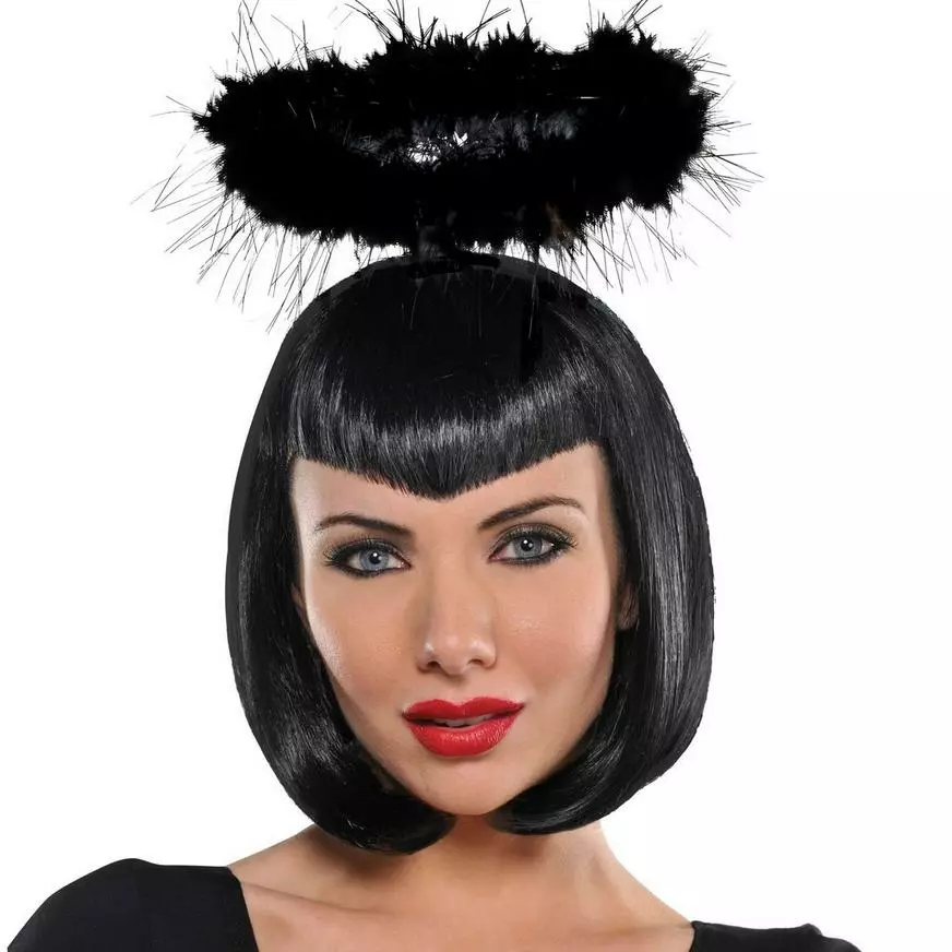 Black Marabou Halo 4 Black Marabou Halo - Image 2