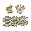 Bling Rings Set 3ct 1 Bling Rings Set 3ct -Amscan Shop 175886