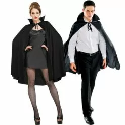 Adult Black Cape Deluxe