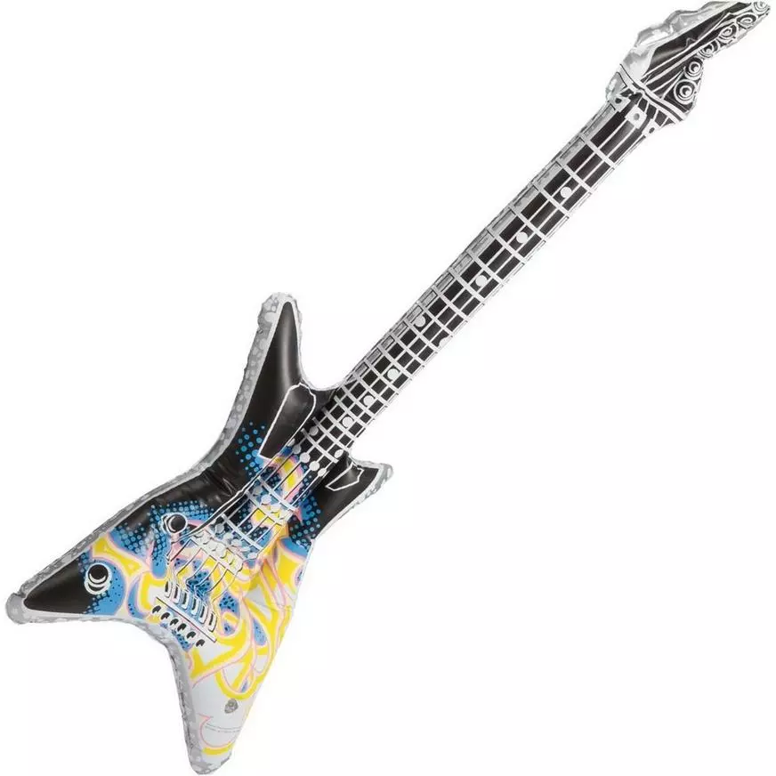 1980s Inflatable Guitar 3 1980s Inflatable Guitar