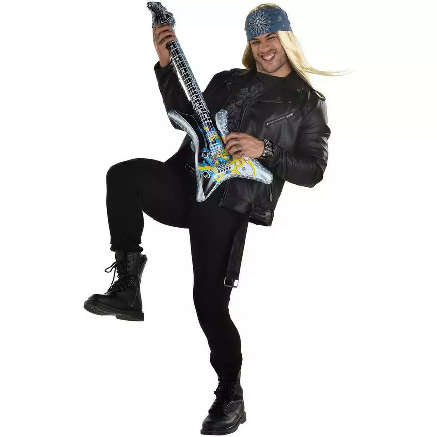 1980s Inflatable Guitar 4 1980s Inflatable Guitar - Image 2