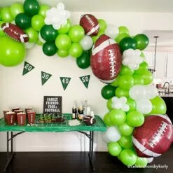 Football Balloon, 18in 7 Football Balloon, 18in -Amscan Shop 33307 02