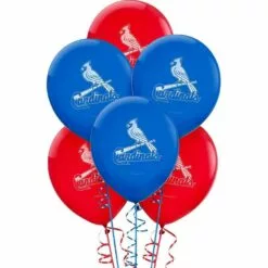 6ct, St. Louis Cardinals Balloons