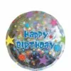 Happy Birthday Balloon - Prismatic Starburst, 17in 2 Happy Birthday Balloon - Prismatic Starburst, 17in -Amscan Shop 357665