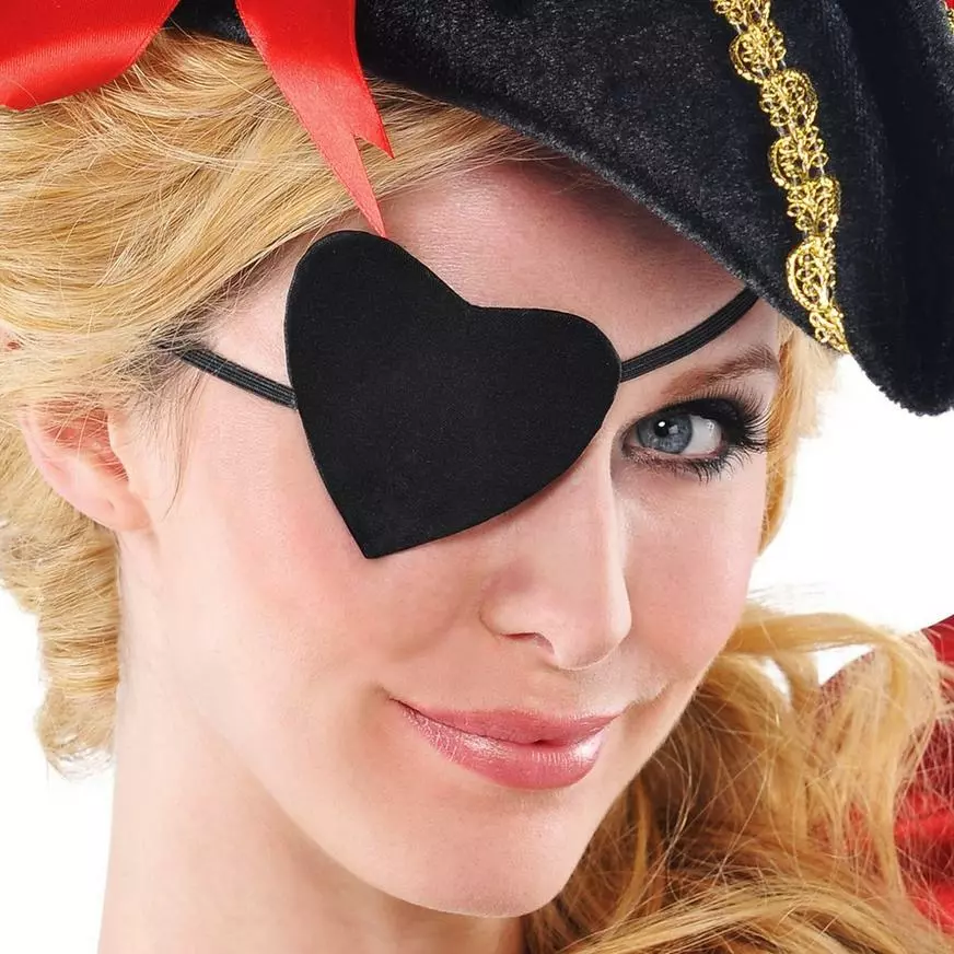 Pirate Heart Eye Patch 4 Pirate Heart Eye Patch - Image 2