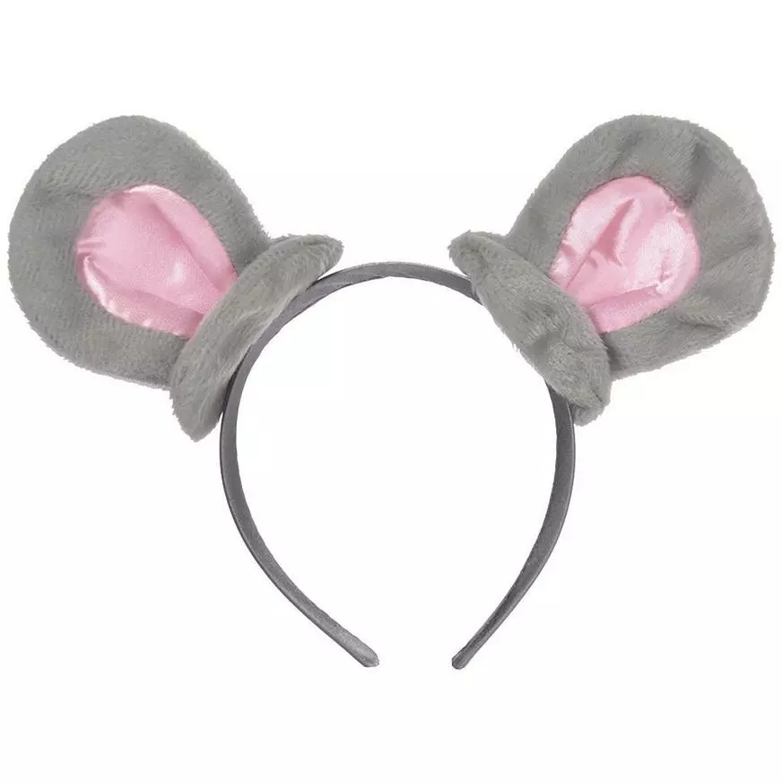 Child Gray Mouse Ears Headband 4 Child Gray Mouse Ears Headband - Image 2