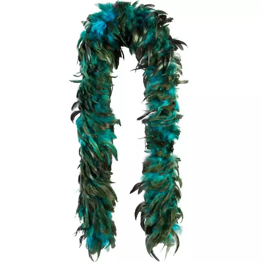 Turquoise Fantasy Feather Boa Deluxe 72in 3 Turquoise Fantasy Feather Boa Deluxe 72in