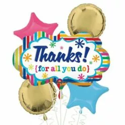 Thank You Balloon Bouquet 5pc