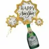 Happy New Year Balloon - Champagne Burst, 46in 2 Happy New Year Balloon - Champagne Burst, 46in -Amscan Shop 605133