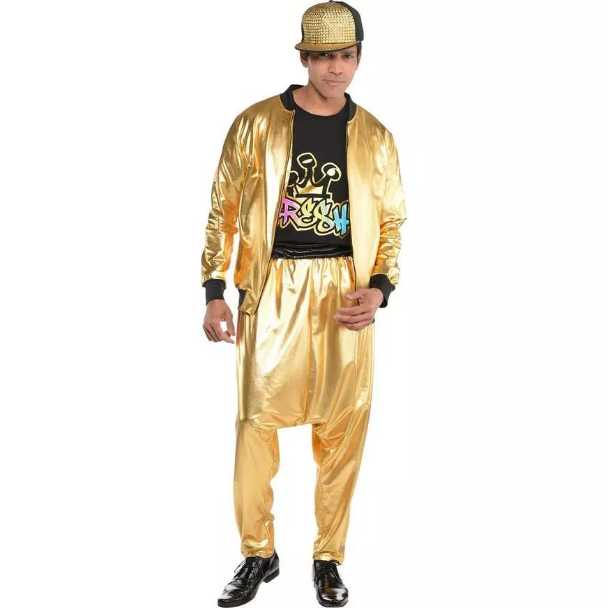 Gold Hip Hop Track Jacket 5 Gold Hip Hop Track Jacket - Image 3