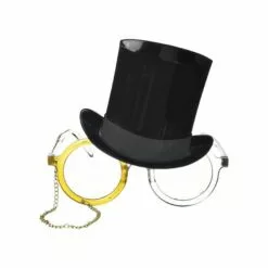 Top Hat & Monocle Glasses