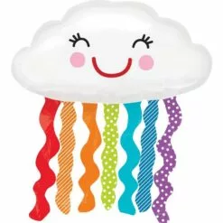 Rainbow Cloud Balloon 34in X 36in