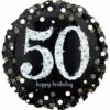 50th Birthday Balloon 18in -Sparkling Celebration, 18in 2 50th Birthday Balloon 18in -Sparkling Celebration, 18in -Amscan Shop 661073