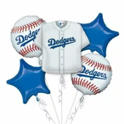 Los Angeles Dodgers Balloon Bouquet 5pc - Jersey