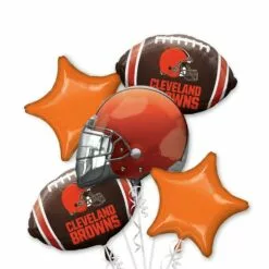 Cleveland Browns Balloon Bouquet 5pc