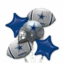 Dallas Cowboys Balloon Bouquet 5pc