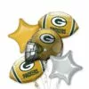 Green Bay Packers Balloon Bouquet 5pc -Amscan Shop 661198