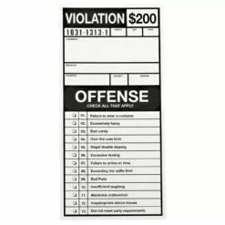 Party Violation Tickets 15ct
