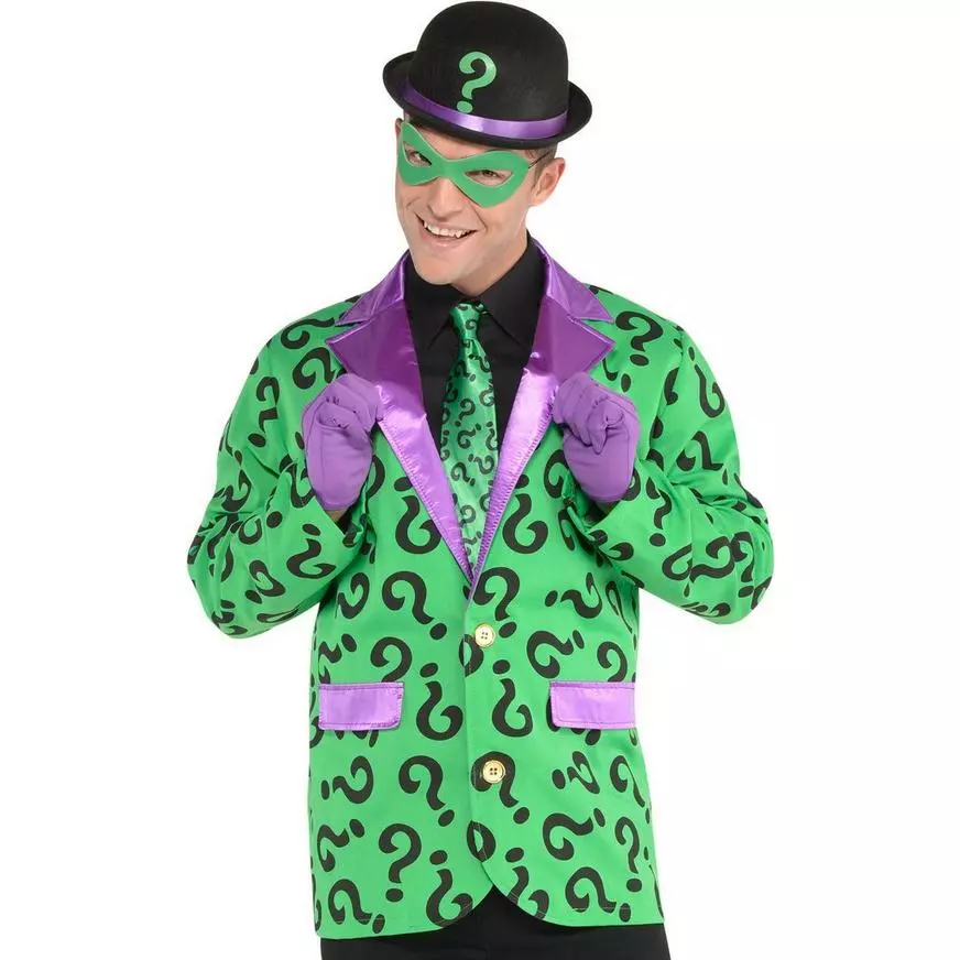 Adult Riddler Costume Accessory Kit - Batman 3 Adult Riddler Costume Accessory Kit - Batman