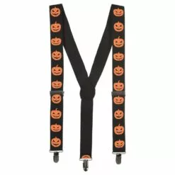 Evil Jack-o'-Lantern Suspenders