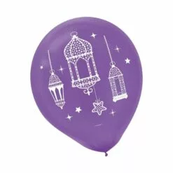 AMSCAN 15ct, Crescent Moon & Mosque Eid Balloons -Amscan Shop 781068 03