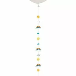 Clouds, Rainbows & Sun Balloon Tail