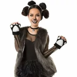 Womens Panda Costume Accessory Kit