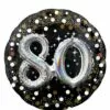 80th Birthday Balloon - 3D Sparkling Celebration, 36in 2 80th Birthday Balloon - 3D Sparkling Celebration, 36in -Amscan Shop 794381