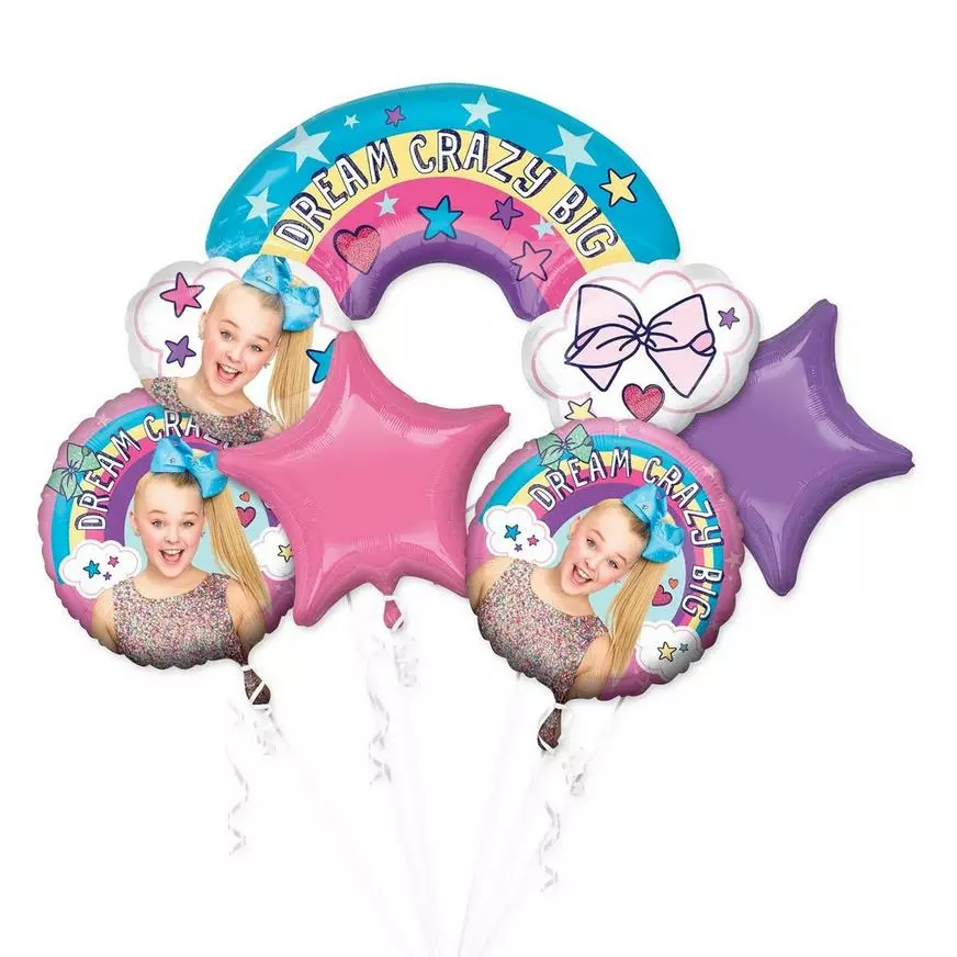 JoJo Siwa Balloon Bouquet 5pc 3 JoJo Siwa Balloon Bouquet 5pc