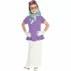 AMSCAN Girls 100th Day Of School Grandma Costume Accessory Kit -Amscan Shop 810508 01