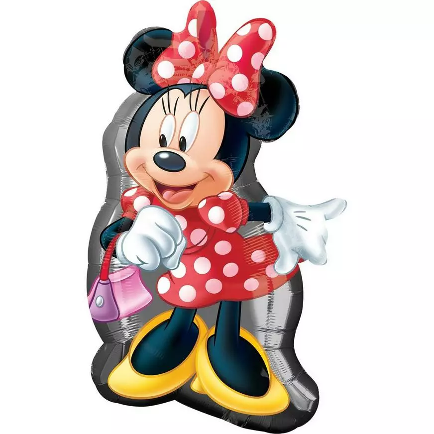 Giant Minnie Mouse Balloon, 32in 3 Giant Minnie Mouse Balloon, 32in
