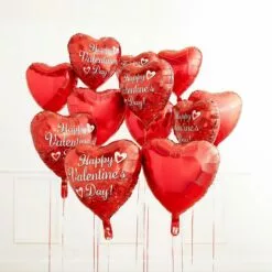 Red Valentine's Day Heart Foil Balloon, 17in 11 Red Valentine's Day Heart Foil Balloon, 17in -Amscan Shop 811984 04