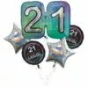 Finally 21 Balloon Bouquet 5pc -Amscan Shop 863809