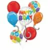 Balloon Birthday Celebration Foil Balloon Bouquet, 5pc 2 Balloon Birthday Celebration Foil Balloon Bouquet, 5pc -Amscan Shop 863810