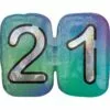Prismatic Finally 21 Birthday Balloon, 27in -Amscan Shop 889424