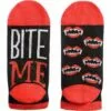Adult Bite Me No-Show Socks 1 Adult Bite Me No-Show Socks -Amscan Shop 890306