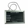 Mugshot Board Convict Costume Prop 2 Mugshot Board Convict Costume Prop -Amscan Shop 890330