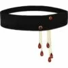 Blood Drop Vampire Bite Choker 2 Blood Drop Vampire Bite Choker -Amscan Shop 890442