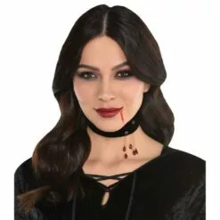 Blood Drop Vampire Bite Choker -Amscan Shop 890442 01