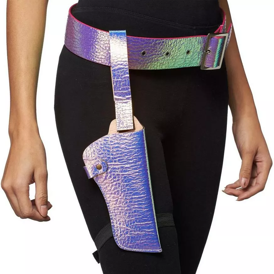 Iridescent Festival Belt & Holster 3 Iridescent Festival Belt & Holster