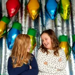 Air-Filled Multicolor Christmas Light Bulb Foil Balloons, 4ct 8 Air-Filled Multicolor Christmas Light Bulb Foil Balloons, 4ct -Amscan Shop 899323 02