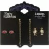 Bats, Fangs & Skeletons Halloween Earring Set, 3ct -Amscan Shop 900705