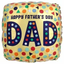 Multicolor Shapes Father's Day Balloon Bouquet, 5pc -Amscan Shop 909810 02