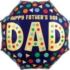 Multicolor Shapes Father's Day Balloon Bouquet, 5pc -Amscan Shop 909810 03