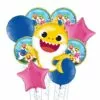 Baby Shark Deluxe Balloon Bouquet, 9pc 1 Baby Shark Deluxe Balloon Bouquet, 9pc -Amscan Shop 909965