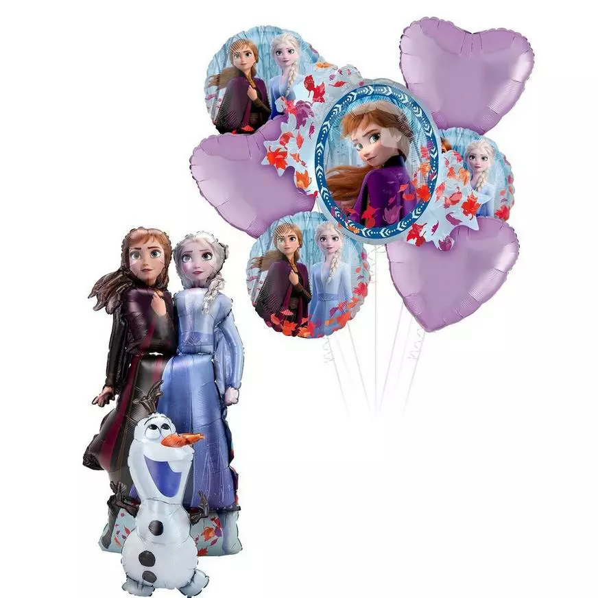 Frozen 2 Deluxe Airwalker Balloon Bouquet, 8pc 3 Frozen 2 Deluxe Airwalker Balloon Bouquet, 8pc