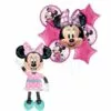 Minnie Mouse Deluxe Airwalker Balloon Bouquet, 8pc 1 Minnie Mouse Deluxe Airwalker Balloon Bouquet, 8pc -Amscan Shop 909973