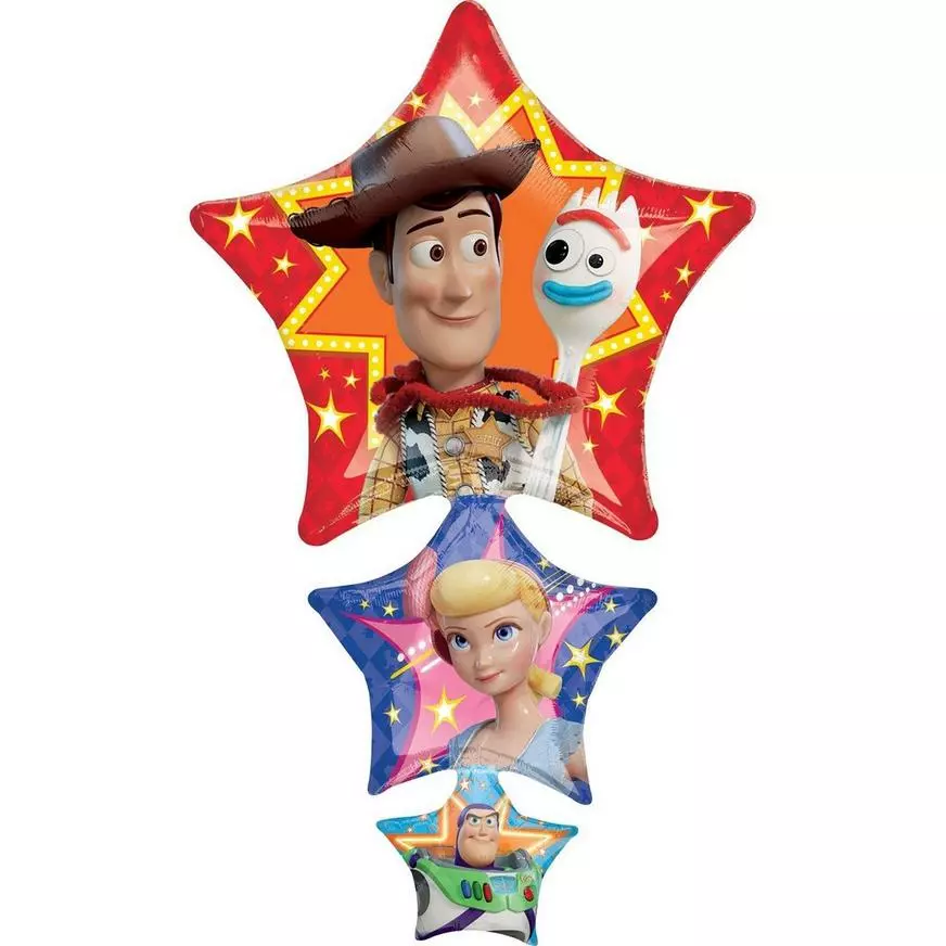 Disney Toy Story 4 Deluxe Balloon Bouquet, 9pc 6 Disney Toy Story 4 Deluxe Balloon Bouquet, 9pc - Image 4