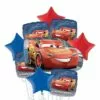 Lightning McQueen Deluxe Balloon Bouquet, 9pc - Disney Cars 2 Lightning McQueen Deluxe Balloon Bouquet, 9pc - Disney Cars -Amscan Shop 909982