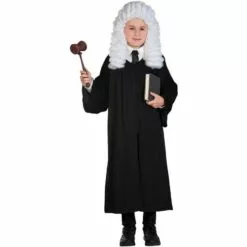 AMSCAN Black Judge Robe For Kids